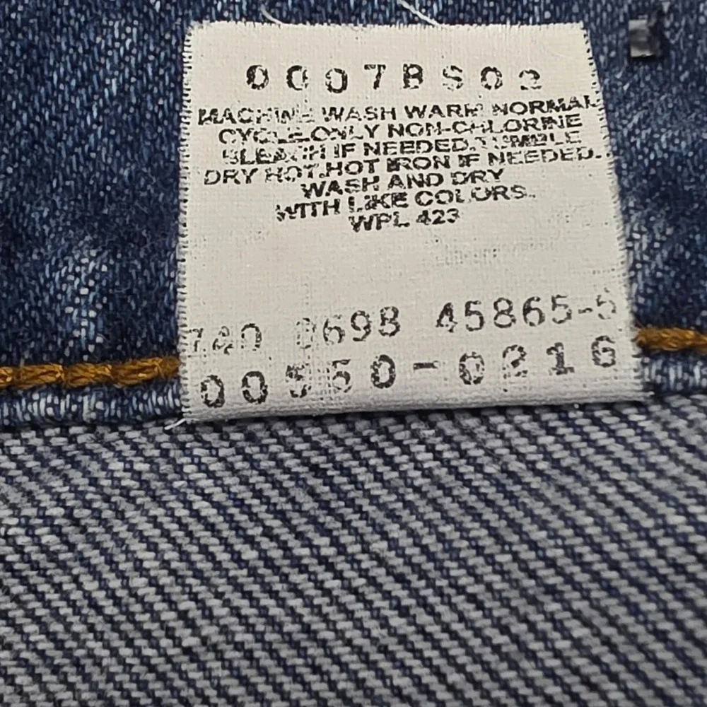 VTG 1998 Levis 550 Relaxed Fit Jeans Mens 38x30 Blue Denim 00550-0216